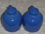 Jug shakers glazed royal blue